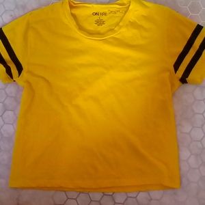 T-shirt with black stripes